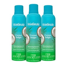 Skintimate Coconut Delight Shave Gel for Women, 3 Pack, 7 oz Each