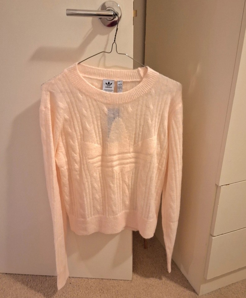 Pull Tricoté Cable French Connection Femme Taille L - Bleu Marine Neuf Avec étiquettes