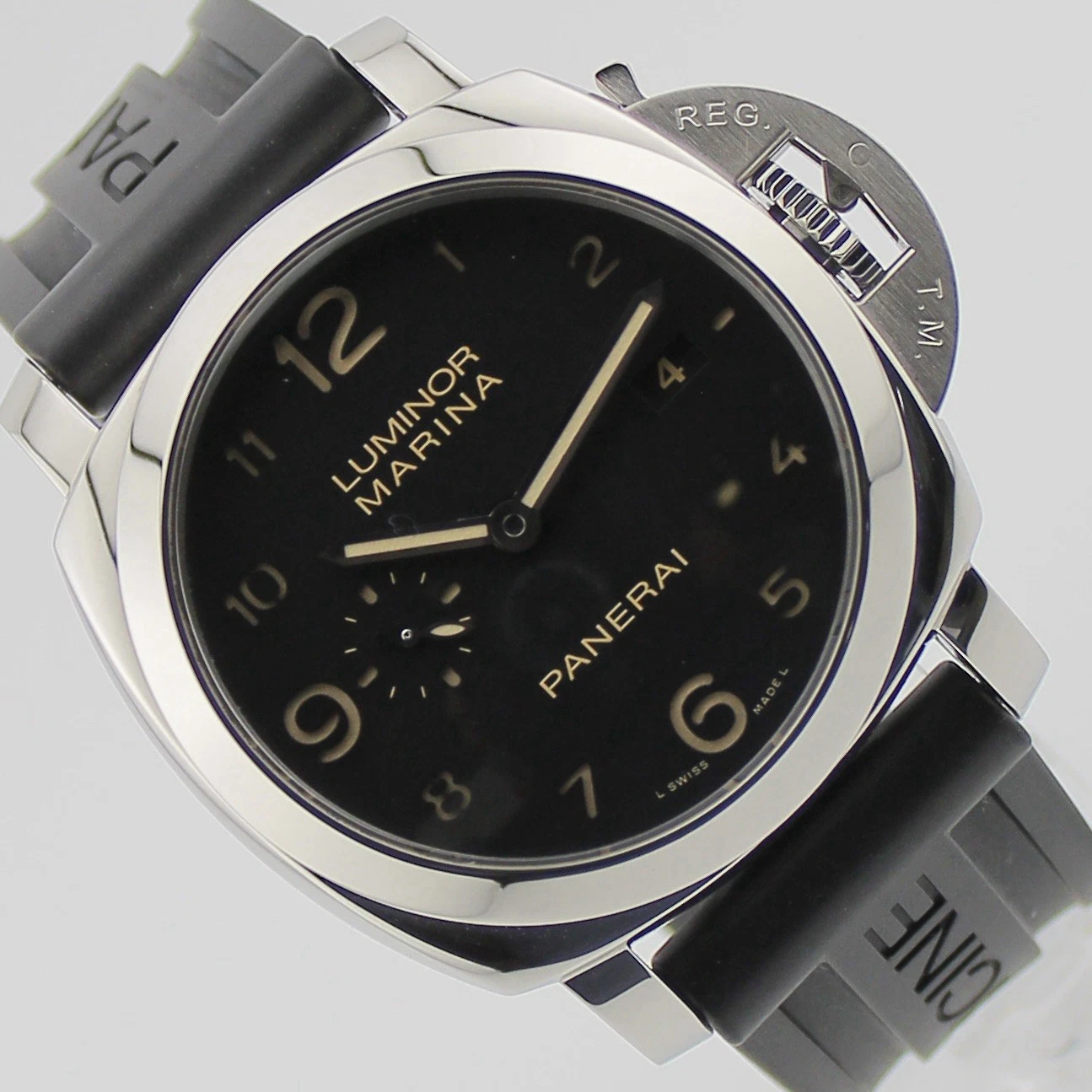 Panerai — Panerai Luminor Marina 1950 3 Days PAM00359 44mm Black Dial Steel Watch