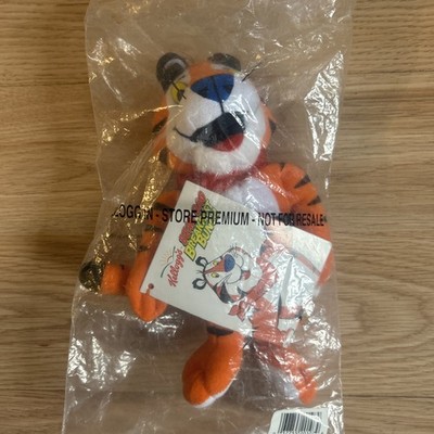 Kelloggs Frosted Flakes Cereal Tony The Tiger Bean Bag Bunch Plush Toy 1997, NWT