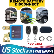 12V 240A Kill Automatic Switch Power Shut Off Switch Remote Battery Disconnect