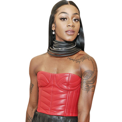 Sha'Carri Richardson (Red Top) Half Body Buddy Cutout