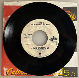 Louis Armstrong What a Wonderful World Vinyl | eBay