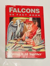 ATLANTA FALCONS 1988 Putting It All Together Facts Book Great Photography VGC