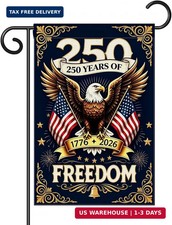 250 Anniversary USA Garden Flags for Outside,250 Anniversary USA Merchandise Dou