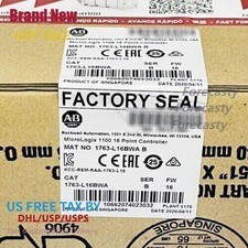 New Sealed AB 1763-L16BWA MicroLogix 1100 16 Point Controller 1763L16BWA US