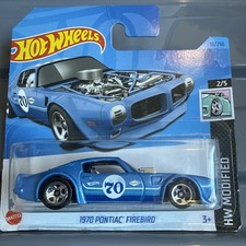 Hot Wheels 1970 Pontiac Firebird Blue HW Modified