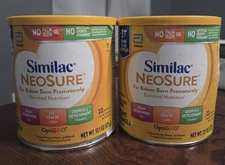 2 Cans- SIMILAC NeoSure Powder 13.1oz EXP 08/2027