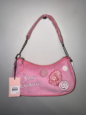 Juicy Couture Cherry Blossom Juicy Girls Rule Shoulder Bag Patch
