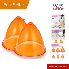 Buttocks Vacuum Cups 210Ml, XXL Vacuum Therapy Cupping Machine Accessories 9.4 I