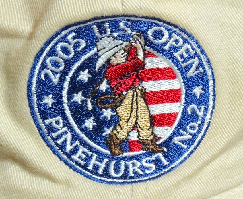 Casquette USGA US Open Pinehurst N°2 2005 - Jaune, Adjustable, Coton