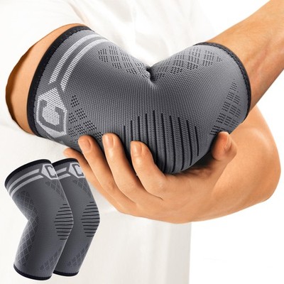 2 Pack Elbow Compression Brace Support Sleeves for Tennis Golfers Workout Sports
