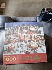 Department 56 1000 Piece Jigsaw Puzzle Springbok Original Snow Village Christmas