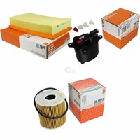 Mahle / Knecht Kraftstofffilter KL 581 Luftfilter LX 1649 ÖLfilter OX 339/2D