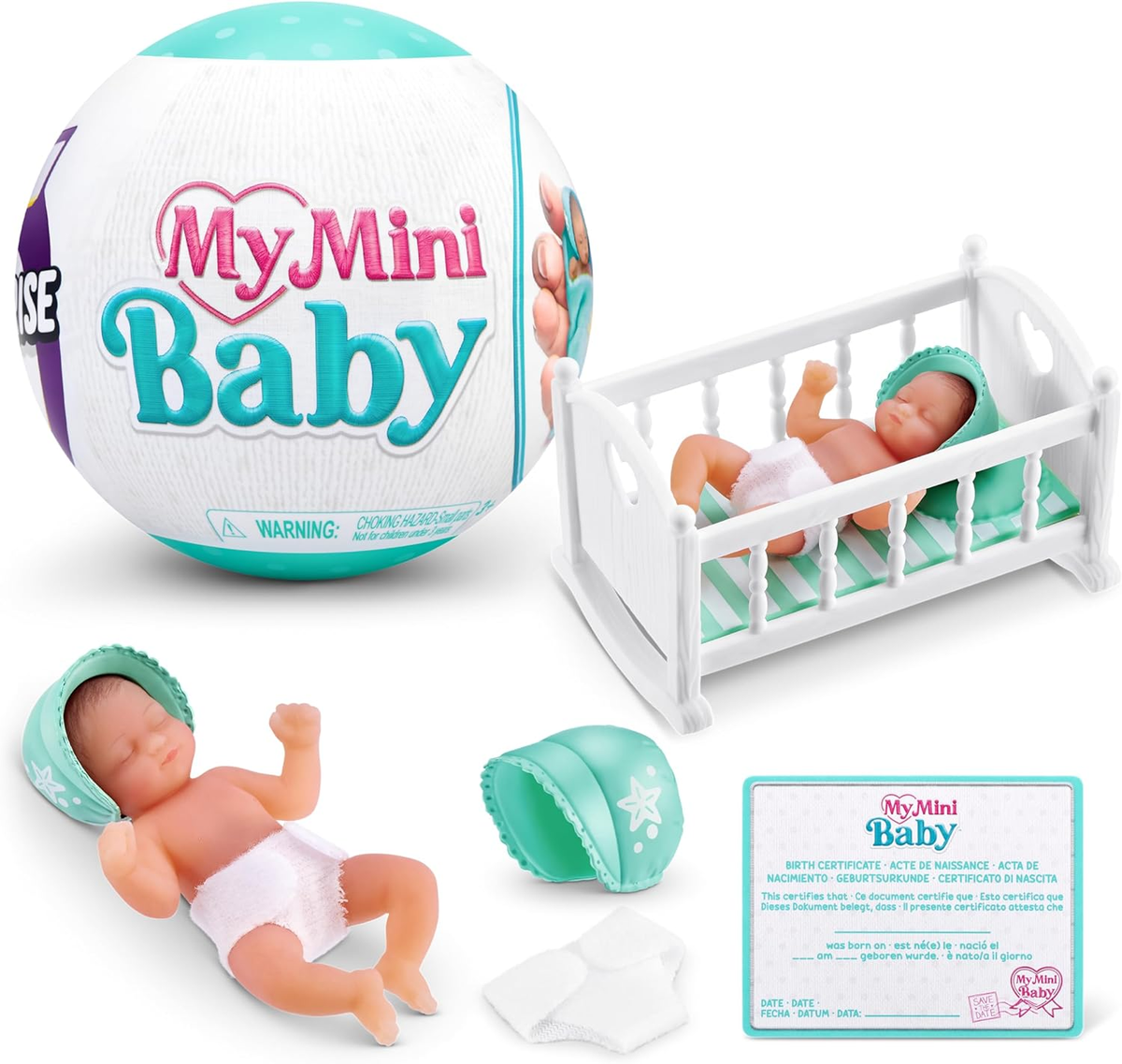 5 Surprise My Mini Baby Series 1 by ZURU, Collectible Mystery