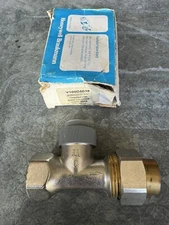 Honeywell V100D5039 Radiator Valve Body - Straight 3/4" Threaded Inlet