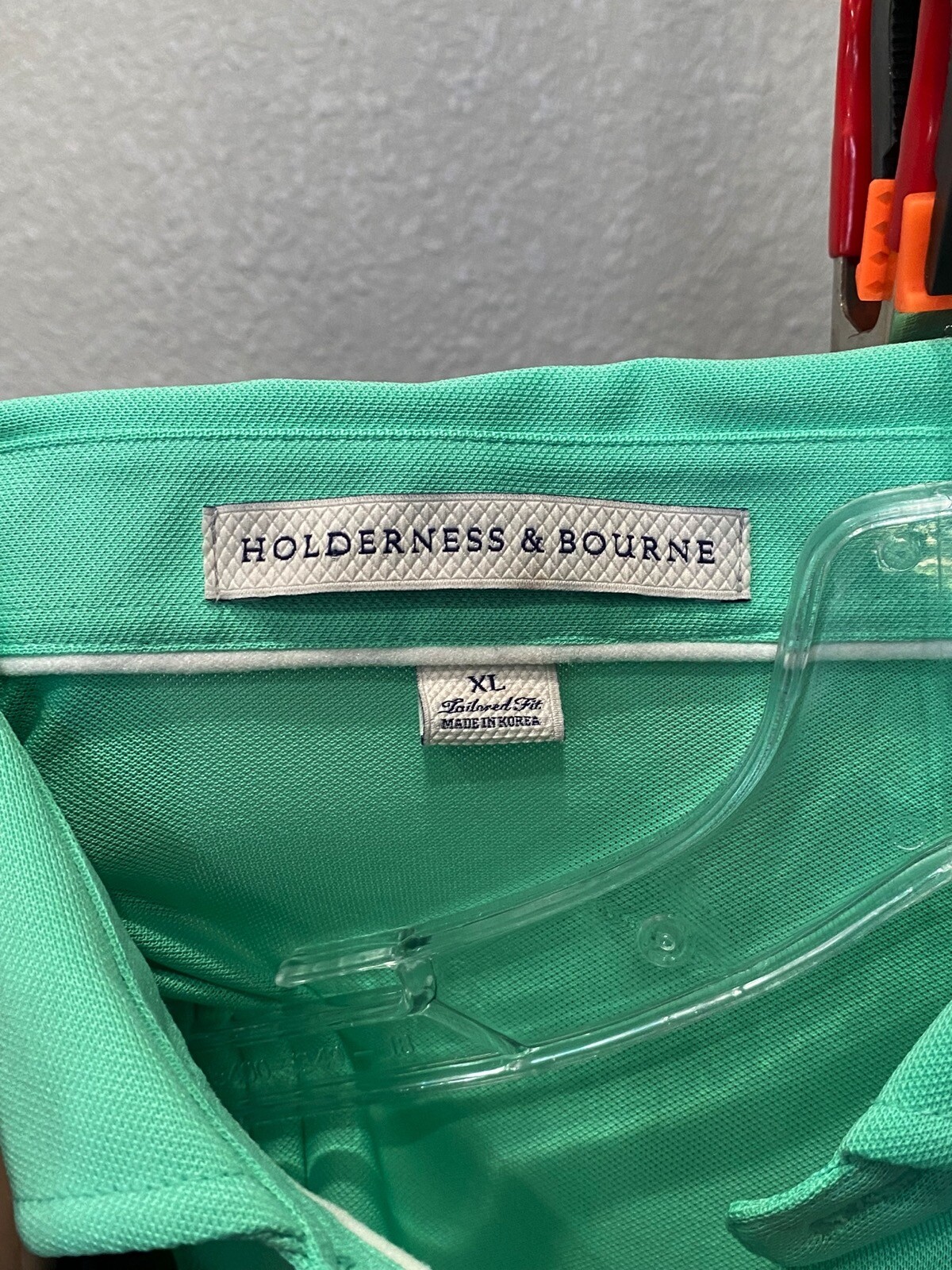 MINT Holderness & Borne Solid Mint Green Poly POL… - image 5