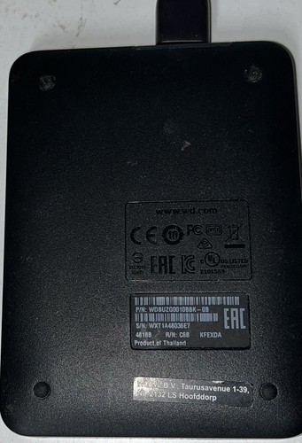 WD Elements Western Dig External Hard Drive WXT1A48036E7 WDBUZGOO10BBK-OB KFEXDA - Picture 3 of 8