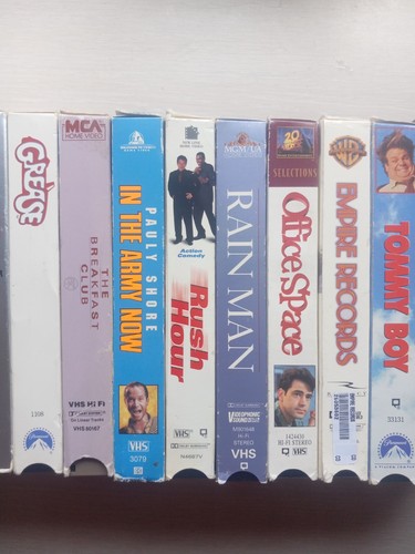 16 VHS - Empire Records, Grease, Office Space, Chicago, Rain Man, Green Mile - Picture 7 of 15