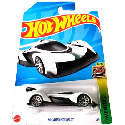 HOT WHEELS 2023 McLAREN SOLUS GT WHITE HW EXOTICS 250/250 HKG70