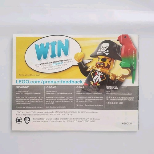 LEGO 76179 Batman- Instructions manual ONLY build book original guide part - Picture 3 of 3