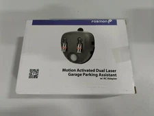 Fosmon Motion Activated Dual Laser Garage Parking Assistant w/ AC Adapter Gray/B