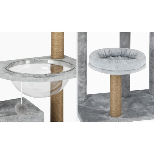 Alopet Cat Tree Tower Scratching Post Scratcher Cats Condo House Bed Wood 140cm - Picture 5 of 10
