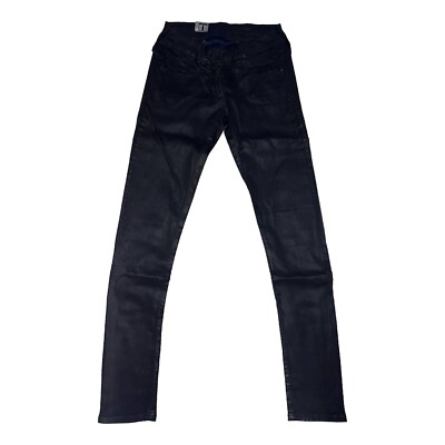 G-STAR Damen Skinny Jeans schwarz Lynn Zip UVP 80£