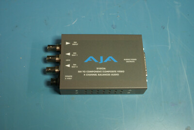 AJA D10CEA SDI to Component/Composite Video 4 Channel Balanced Audio Converter