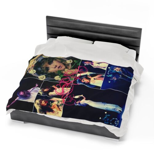Stevie Nicks Velveteen Plush Blanket, Cozy Throw Blanket, Retro Decor - Picture 6 of 15