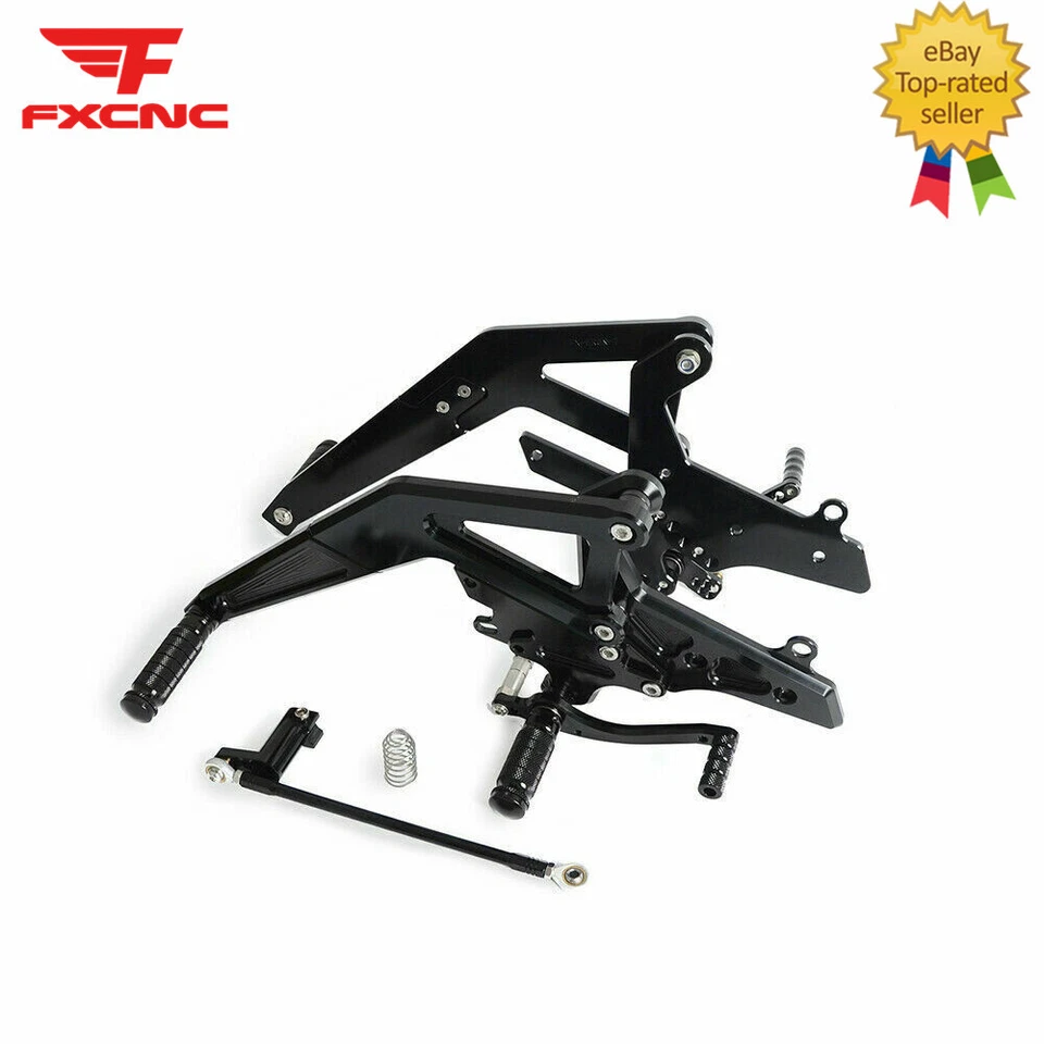 For Kawasaki Ninja 650R ER-6F ER-6N 2012 2013 2014 FXCNC Rearset Footpeg Pedals - Image 4 of 4