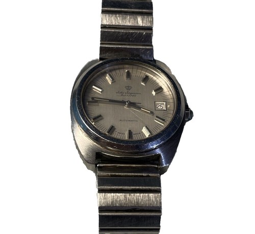 Vintage 33mm Jules Jurgensen Arabic Numerals Men\'s Mechanical Wristwatch Swiss Vintage 33mm Jules Jurgensen Arabic Numerals Men main image 4