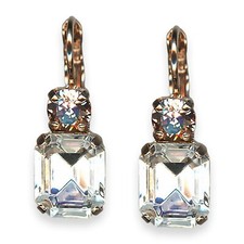 Mariana Earrings My Treasures Coll. Classy Vintage Rose  Clear Austrian Crys...