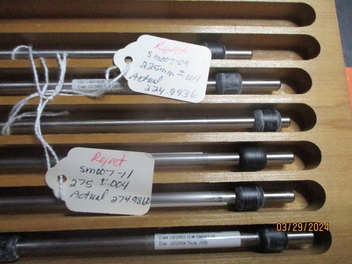 S-T INDUSTRIES METRIC MICROMETER STANDARDS #SM007, USED - Picture 3 of 6