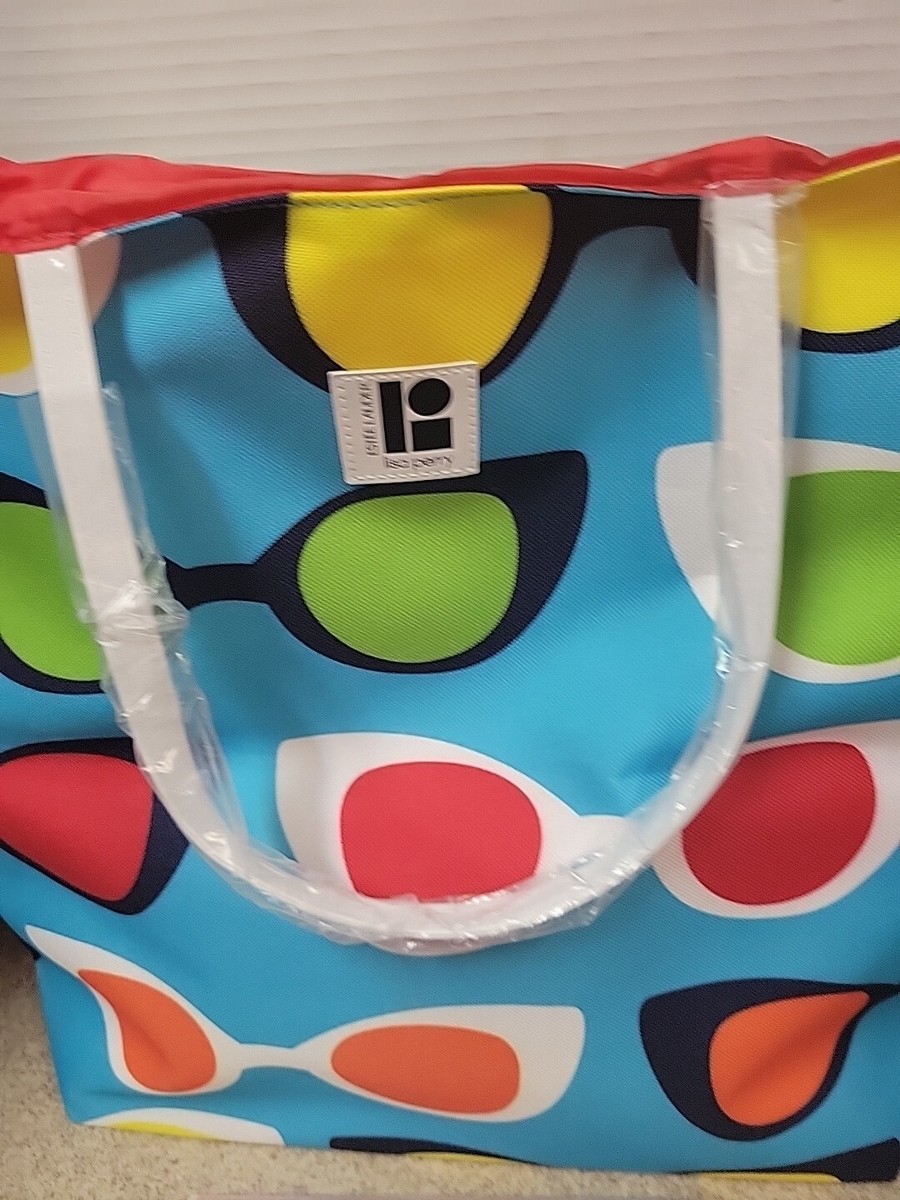 Estee Lauder Lisa Perry Sunglasses Beach Tote Bag NWOT Matching