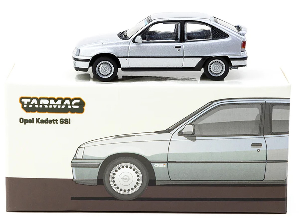 OPEL KADETT GSI SILVER 1/64 DIECAST MODEL CAR TARMAC WORKS