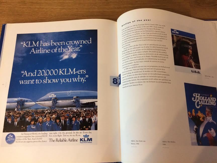 KLM DUTCH AIRLINES 75 YEARS HISTORY IN PICTURES BOOK B 747 DC 8 ROUTE ...