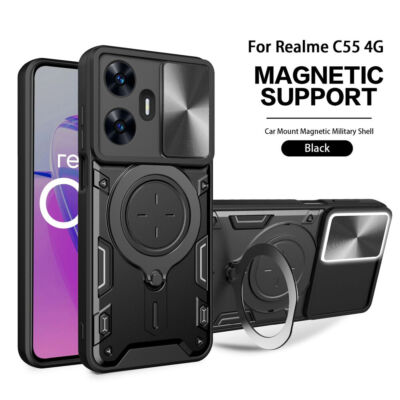 For Oppo RENO 8 PRO 5G 8T 5G Phone Case Shockproof Armor Camera Ring Magnetic