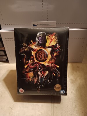 Avengers Endgame 3D SteelBook Collectors Edition Blu-ray [2019](UK) Lights Up