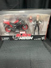 Marvel Legends - Hasbro -  Black Widow 6" Action Figure With Motorcycle