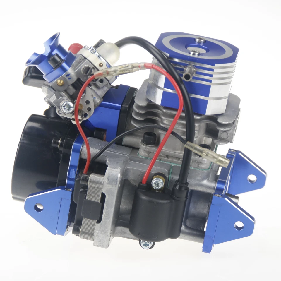 29CC 2-Stroke 4 Bolt Engine Blue For 1/5 RCMK ZENOAH Marine Gas Engine RC Boat - Image 4 of 4