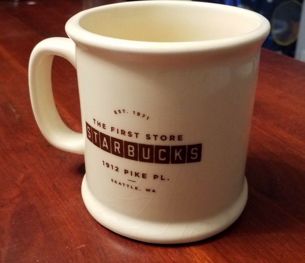Starbucks Coffee First Store Pike PL. Seattle Mermaid Ceramic Mug