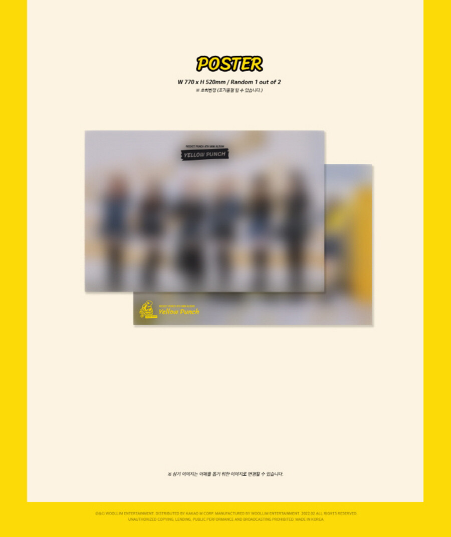 ROCKET PUNCH YELLOW PUNCH 4th Mini Album CD+POSTER+Photo
