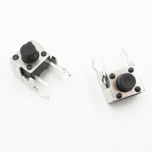 50Pcs 6x6x6mm Right Angle 2 Pin Momentary Tactile Tact Push Button Switch - Afbeelding 3 van 5