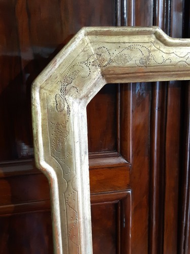 Cornice dorata a guantiera cm. 78 x 63,5 Misura interna cm. 65 x 50,3 epoca '800 - Foto 7 di 11
