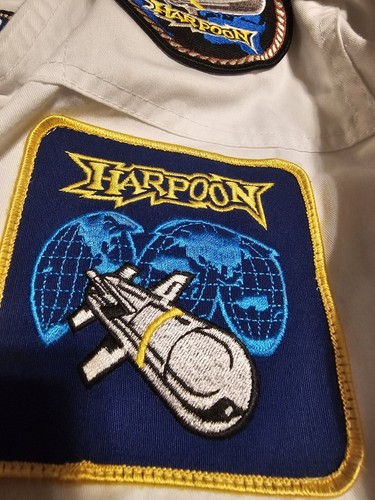 US Navy LAB Coat UNIFORM XXL 52 With Vintage Boeing Patches Harpoon Etc Read - Picture 15 of 15
