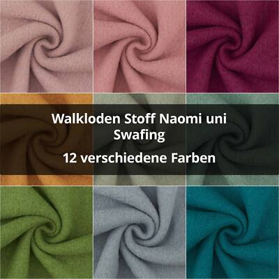 Walkloden Naomi von Swafing, gekochte Wolle, Wollwalkstoff (Meterware ab 0,50m)