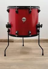 Ddrum Journeyman 16" Floor Tom -Red Sparkle with Black Hardware