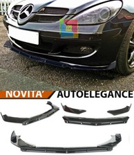 MERCEDES SLK R171 SPLITTER PARAURTI ANTERIORE NERO LUCIDO LOOK RS - 3P