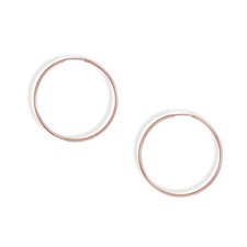 38mm Round Endless Hoop Earring 14/20 Rose Gold Filled Women's Jewelry Gifts